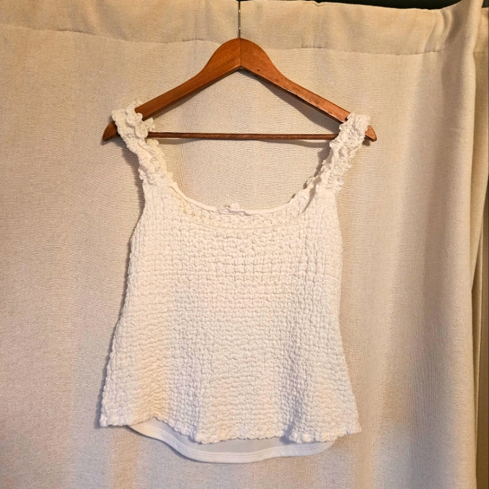 ruffle texture tank